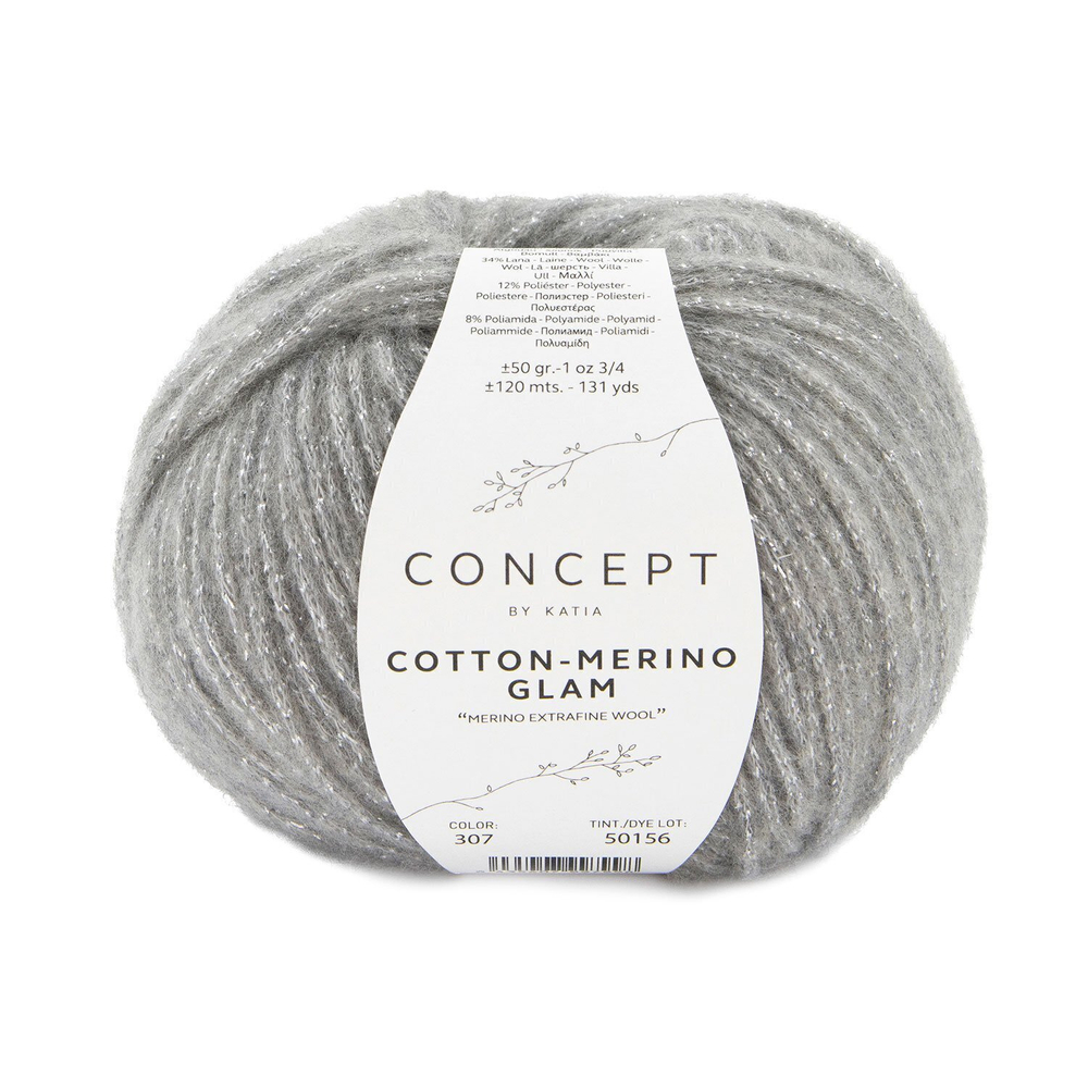 Cotton Merino GLAM (307/серый)