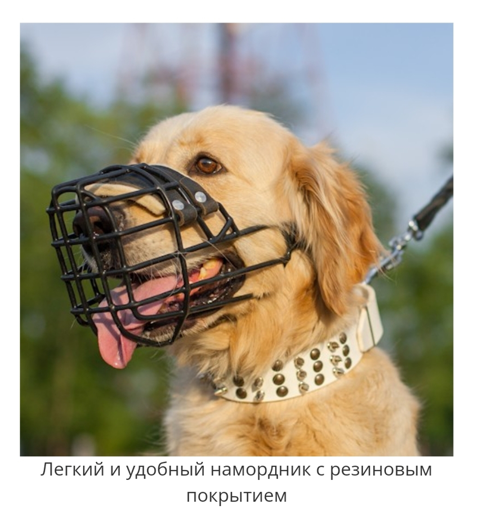 Намордник металлический обливной комфорт от Fordogtrainers