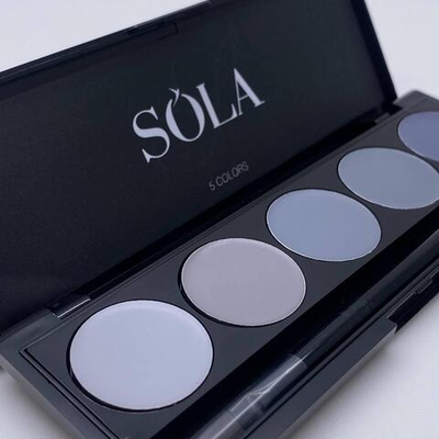 SoLa Гель-лак Palette 15 Grey, 5 цветов, 25мл