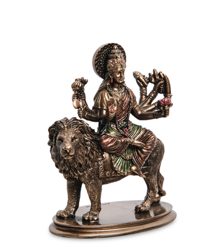 WS-1180 Статуэтка «Богиня Дурга на льве «
