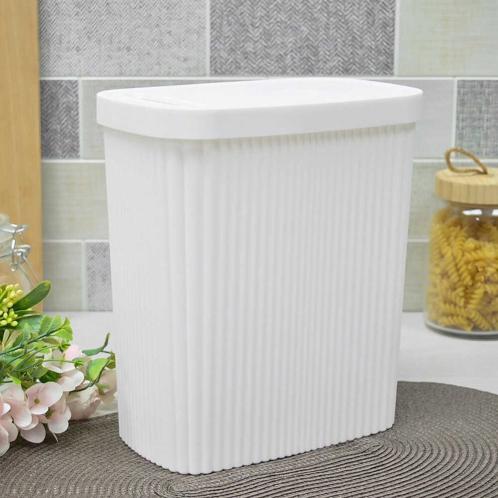 Контейнер для мусора 5,9л "Velvet", белый