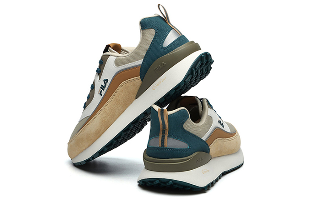 FILA Jogger Low Top Casual Shoes Yellow/Gray/Blue