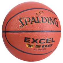 Мяч баск. SPALDING TF-500 Excel In/Out р.7, 76797z, композит, коричнево-черный