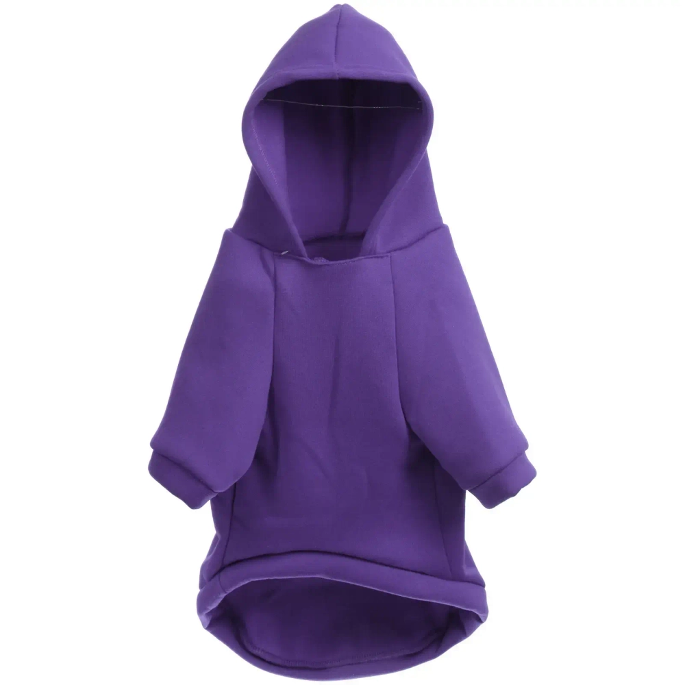 Кофта - толстовка для мелких пород собак «BRO Style», цвет фиолетовый, р 2XL (на флисе)