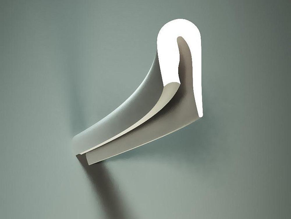 Белый гарпун для натяжного потолка 1м