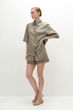 Шорты с кружевом