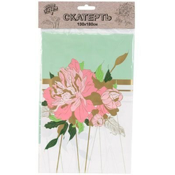 Скатерть Пионы 130х180см