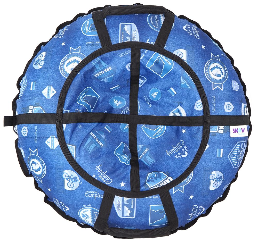 Тюбинг SnowDream Glamour S Кемпинг синий