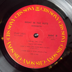 Винтажная виниловая пластинка LP Aerosmith Night In The Ruts (Japan 1979) (Obi) Remember (Walking In The Sand)