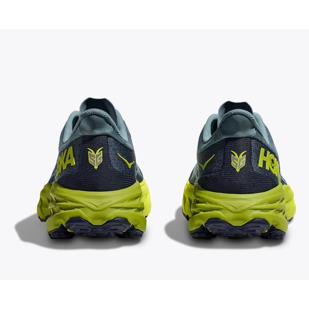 Кроссовки мужские HOKA M SPEEDGOAT 5 WIDE Stone Blue / Dark Citron