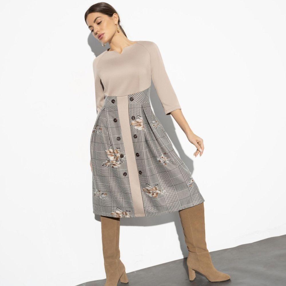 Платье, Самая увлекательная (magic beige) Charutti (Акция)