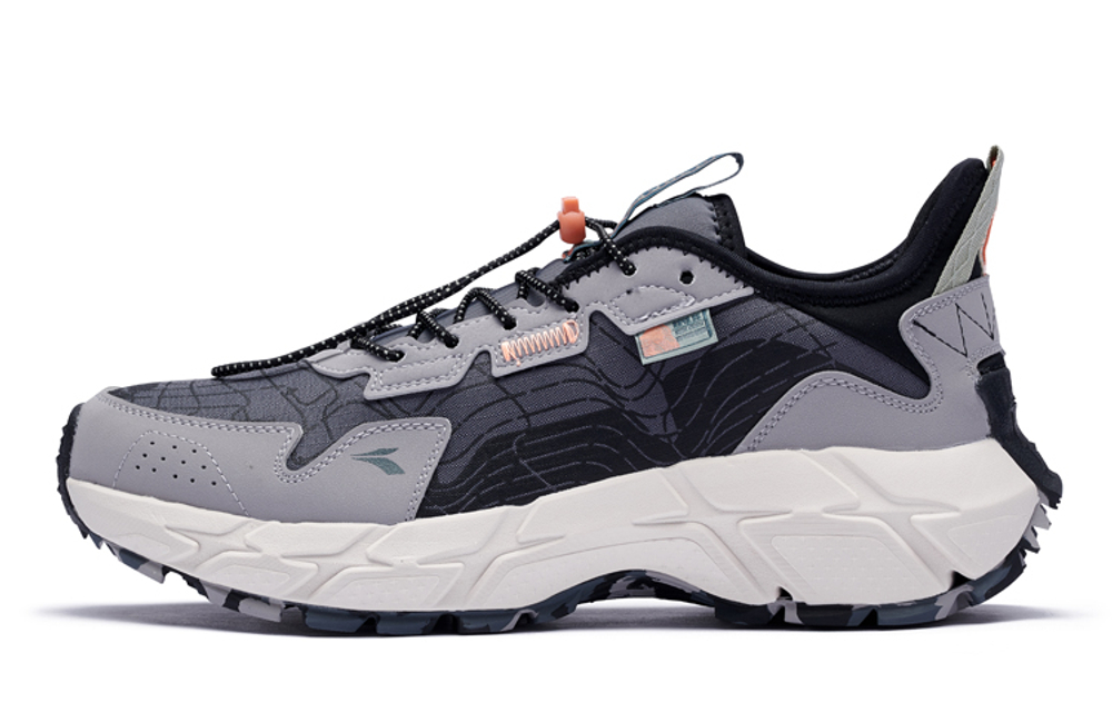 361° Slip Resistant Abrasion Resistant Low top Outdoor Shoes Men"s Zinc Iron Gray