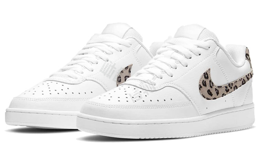 Женские кроссовки Nike Court Vision Low 'Leopard Swoosh - White' DD9665-100
