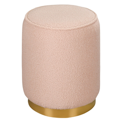 Пуф Berg Evie букле бежево-розовый