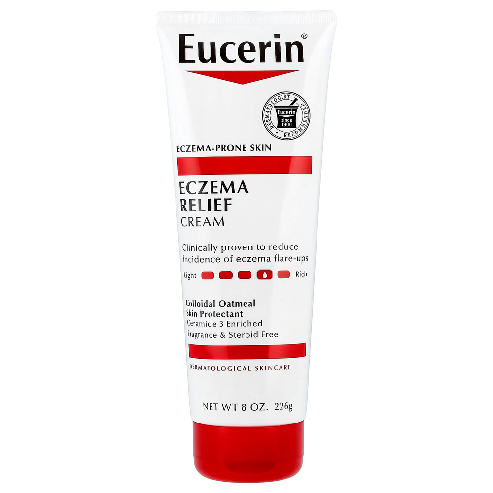 Eucerin, крем для уменьшения проявлений экземы, без отдушки, 226 г (8 унций)