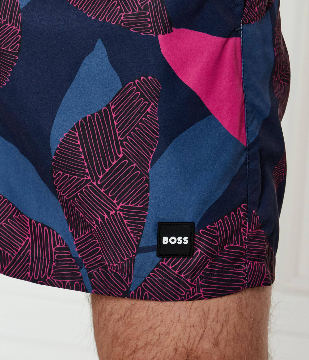 Шорты для плавания Piranha BOSS BLACK - фуксия(50508844)