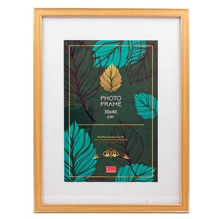 Фоторамка пластик 30х40 см Клерк бежевый