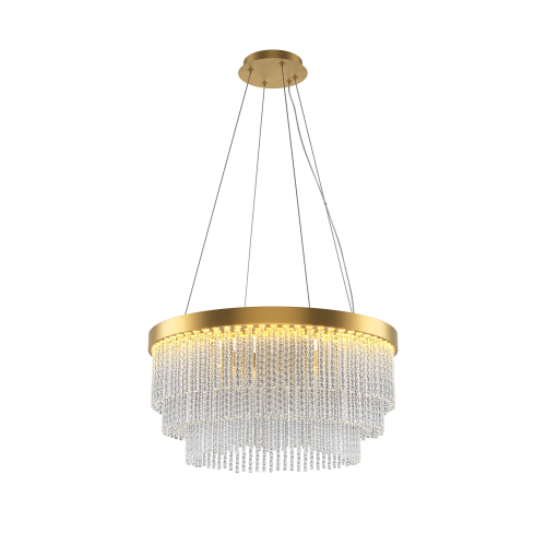 Подвесная светодиодная люстра Maytoni Trove MOD486PL-L38BSK