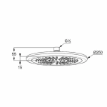 Верхний душ Kludi Freshline 675110500