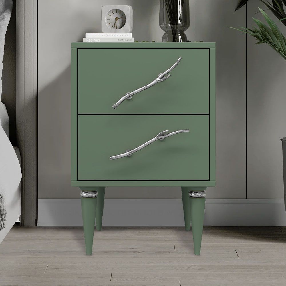 Тумба Арт Колор matte Классик Сильвер Зеленый нефрит матовый