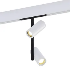 ST808.536.16 Магнитный трековый светильник Белый LED 1*16W 3000K 1 100Lm Ra>90 36° IP20 D45xH240 48V СКАЙЛАЙН 48V
