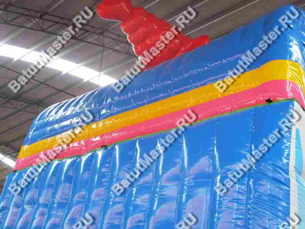 Водная горка для бассейна «Мистер Крабс», 9×6×8,2 м