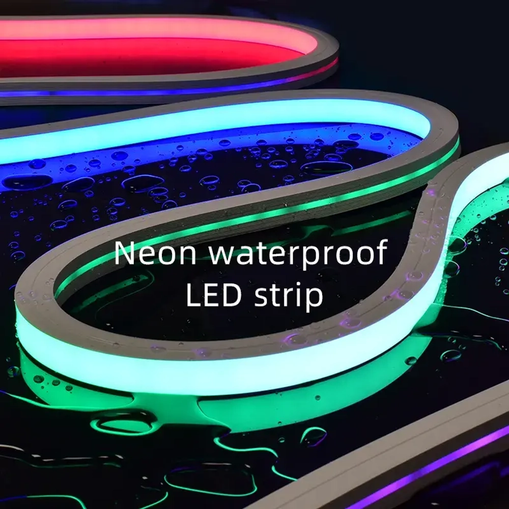 Модифицируемая rgb светодиодная гибкая неоновая лента 5 м WS2811