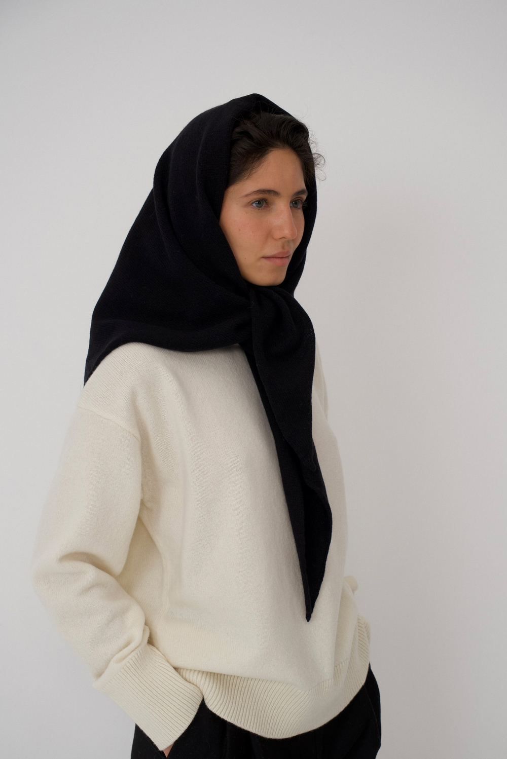 Косынка Large из мериноса и кашемира