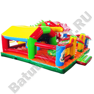 Коммерческий надувной батут "Ящер"