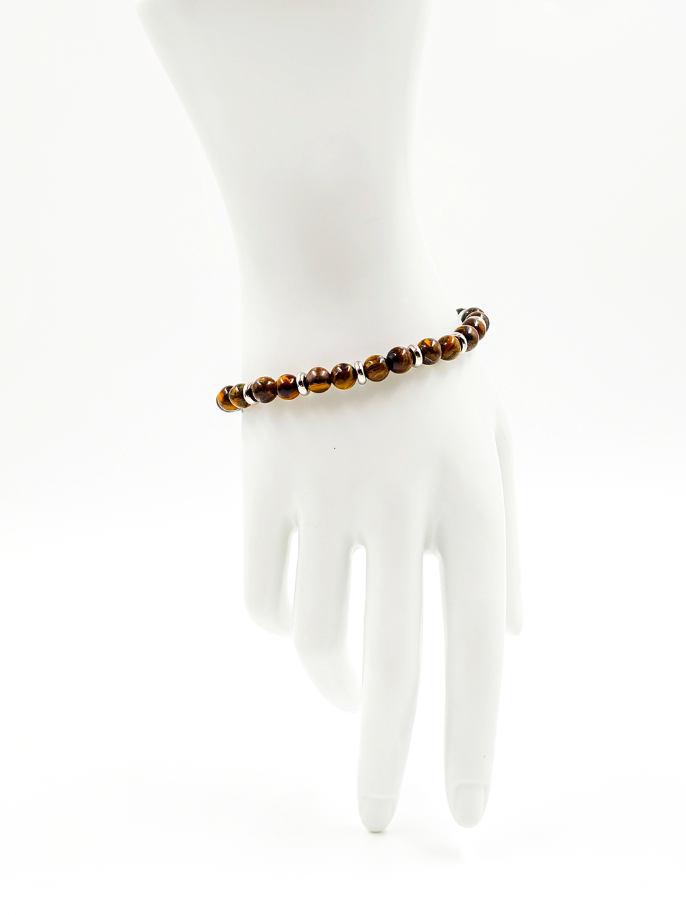 Браслет из тигрового глаза. Натуральный тигровый глаз