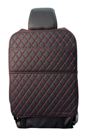 Накидка на спинку сиденья / органайзер (из экокожи) ЛЮКС