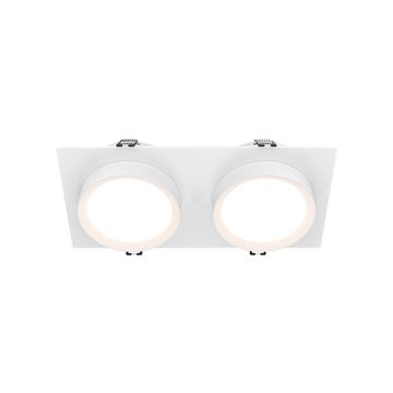 Встраиваемый светильник 2*GX53 DL086-02-GX53-SQ-W белый Hoop Downlight Мaytoni