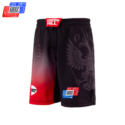MMSU-3991 Шорты СОЮЗ MMA РОССИИ красные