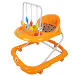 Ходунки "BUGGY C", 6 силиконовых колес, муз. (Alis) (оранжевый)