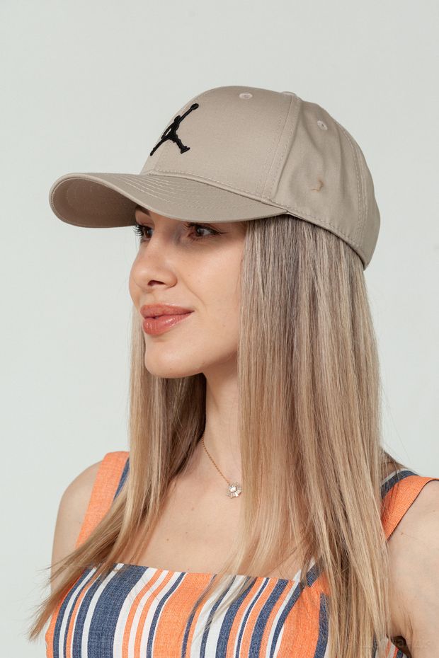 Бейсболка BJ38 F (Светло-бежевый / 56-58 / 30х30х6 / б/р / Светло-бежевый / Хлопок / 0.3)
