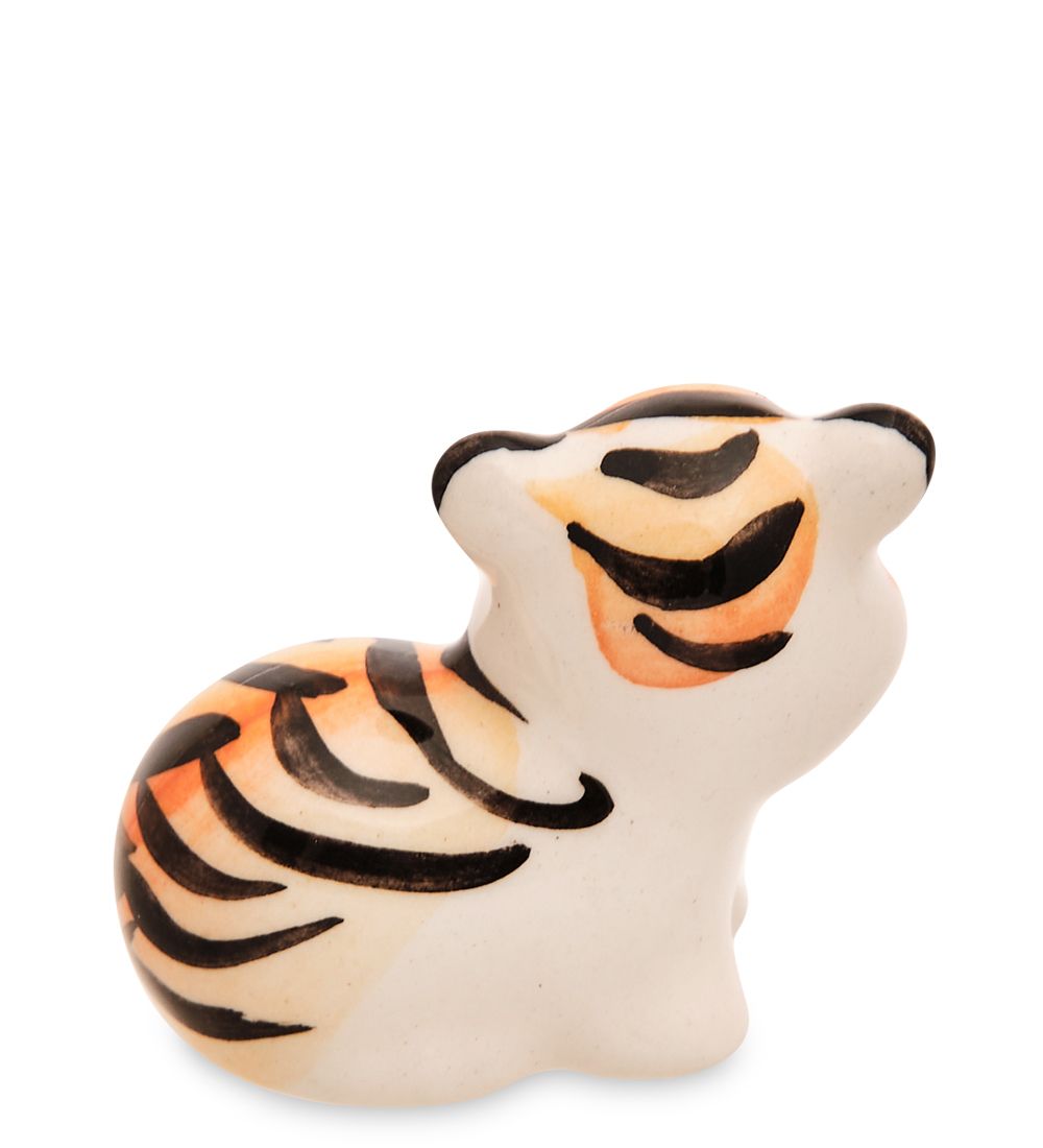 ГЛ- 784 Фигурка «Тигренок пупс» цв. (Гжельский фарфор)