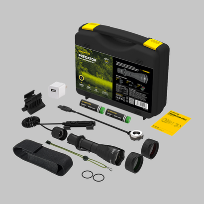 Фонарь с комплектом Armytek Predator Pro Magnet USB Extended Set Warm (F07302W)