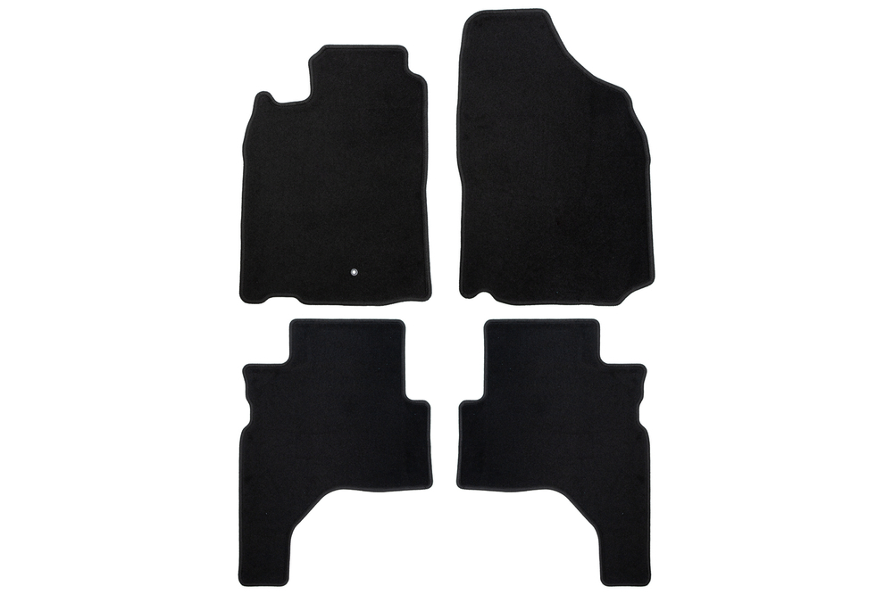 Коврики в салон для MITSUBISHI Pajero Sport I 1998-2004, 2004-2008, внедорожник , 4 шт. (текстиль) арт.KLEVER01350701200K