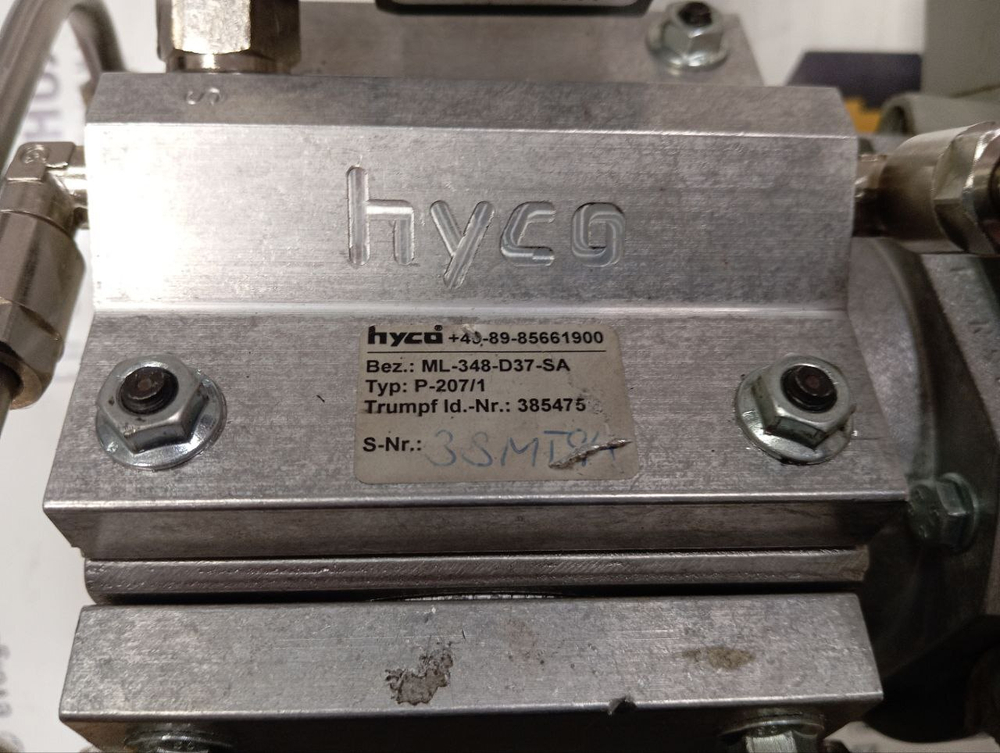 Hyco ML-348-D37-SA (Р-207/1) + 7AA71M-4 B34 + Norgren 9501992 DN 6,0 б/у