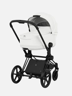 Cybex Priam 5 Style, в цвете Off White (шасси Matt Black) + автокресло Cybex Cloud T Plus