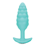 Мятный анальный текстурированный плаг с вибрацией b-Vibe Bump BV-020-MNT