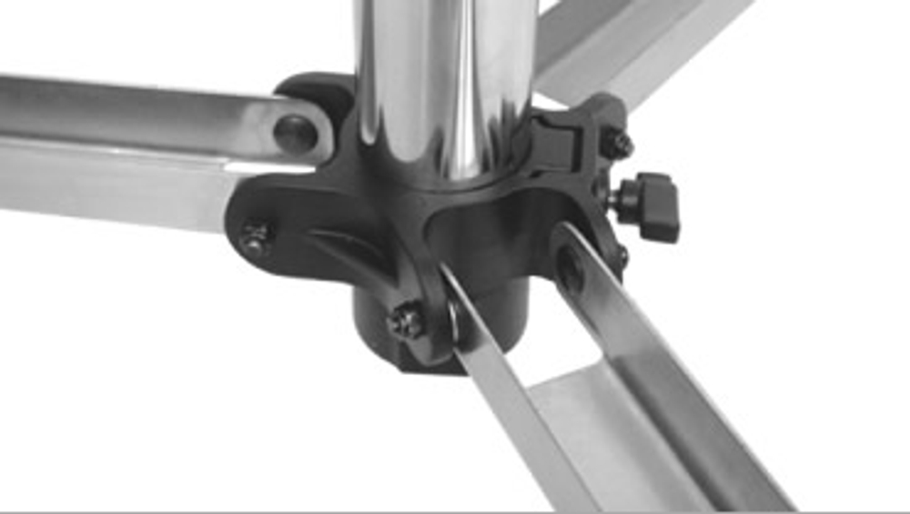 KUPO 485 Heavy Duty Wind-Up low Base Stand w/c. Стойка (140-270 см ↓80 кг) с редукт. колонной