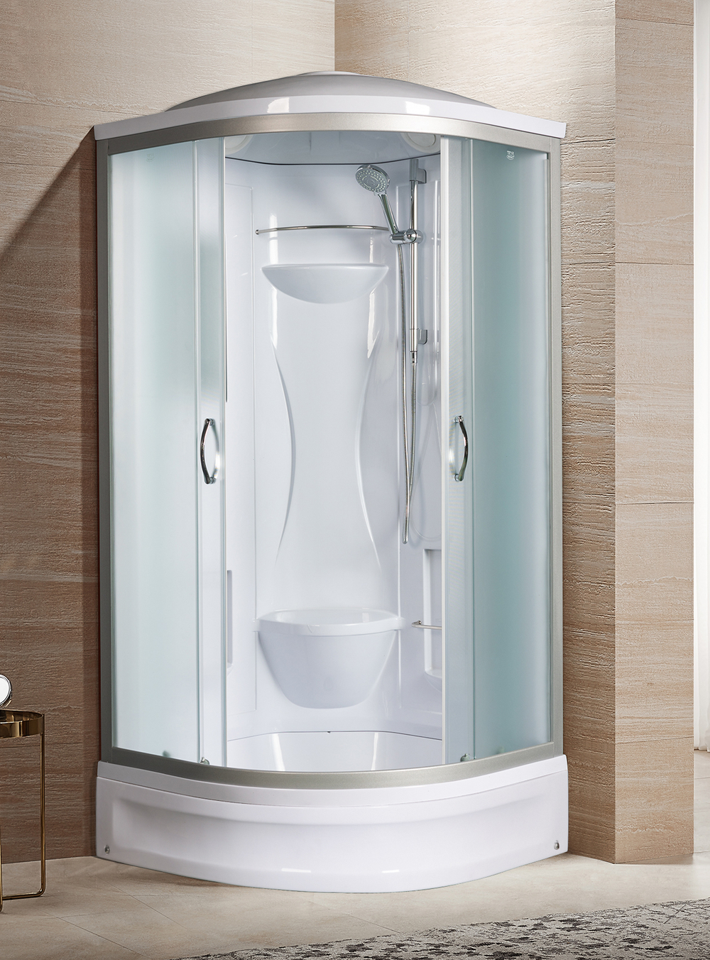 Душевая кабина RIVER REIN 80/24 МТ 80x80x210 10000002414 Универсальная Четверть круга