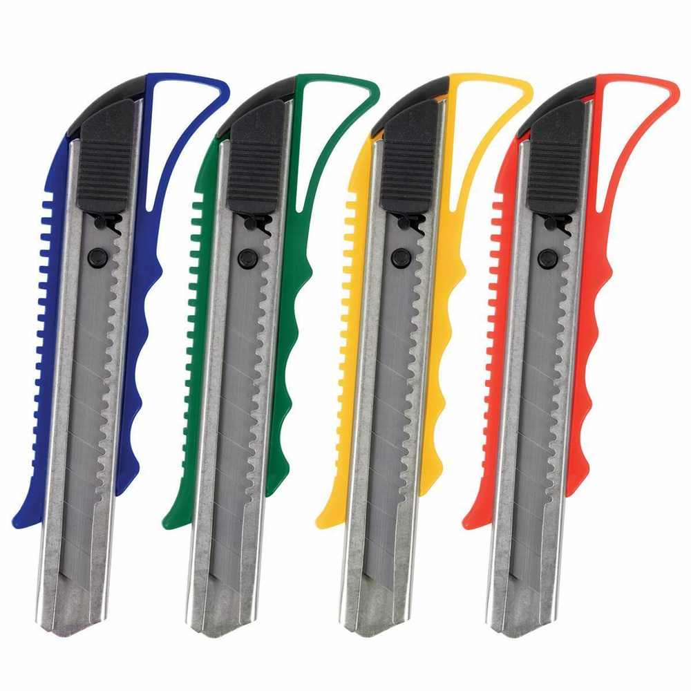 Нож канцелярский 18 мм усиленный " Profit" (STAFF)