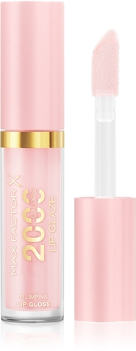 Max Factor 2000 Calorie Lip Glaze - Блеск для губ, придающий объем оттенок 010 Cotton Candy, 4 ml