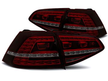 Задние фонари для Volkswagen Golf VII (13-17) LED Red Smoke