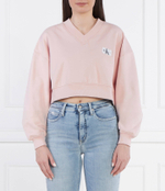 Худи WOVEN LABEL CALVIN KLEIN JEANS - пудро-розовый(J20J223359)