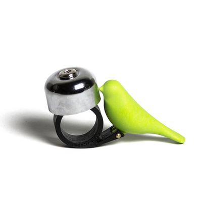 Звонок велосипедный bird, зеленый