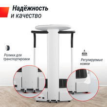 Виброплатформа UNIX Fit вертикальная / Improve 2 in 1 Silver