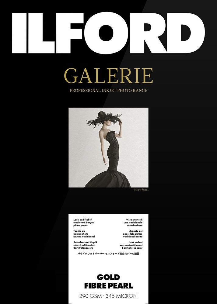 Фотобумага ILFORD Galerie Gold Fibre Pearl, 100 листов, A4 - 210мм x 297мм (GA6975210299)